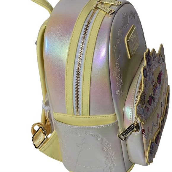 Loungefly Disney Beauty and the Beast Belle Cake Mini Backpack Nwt - Picture 4 of 6